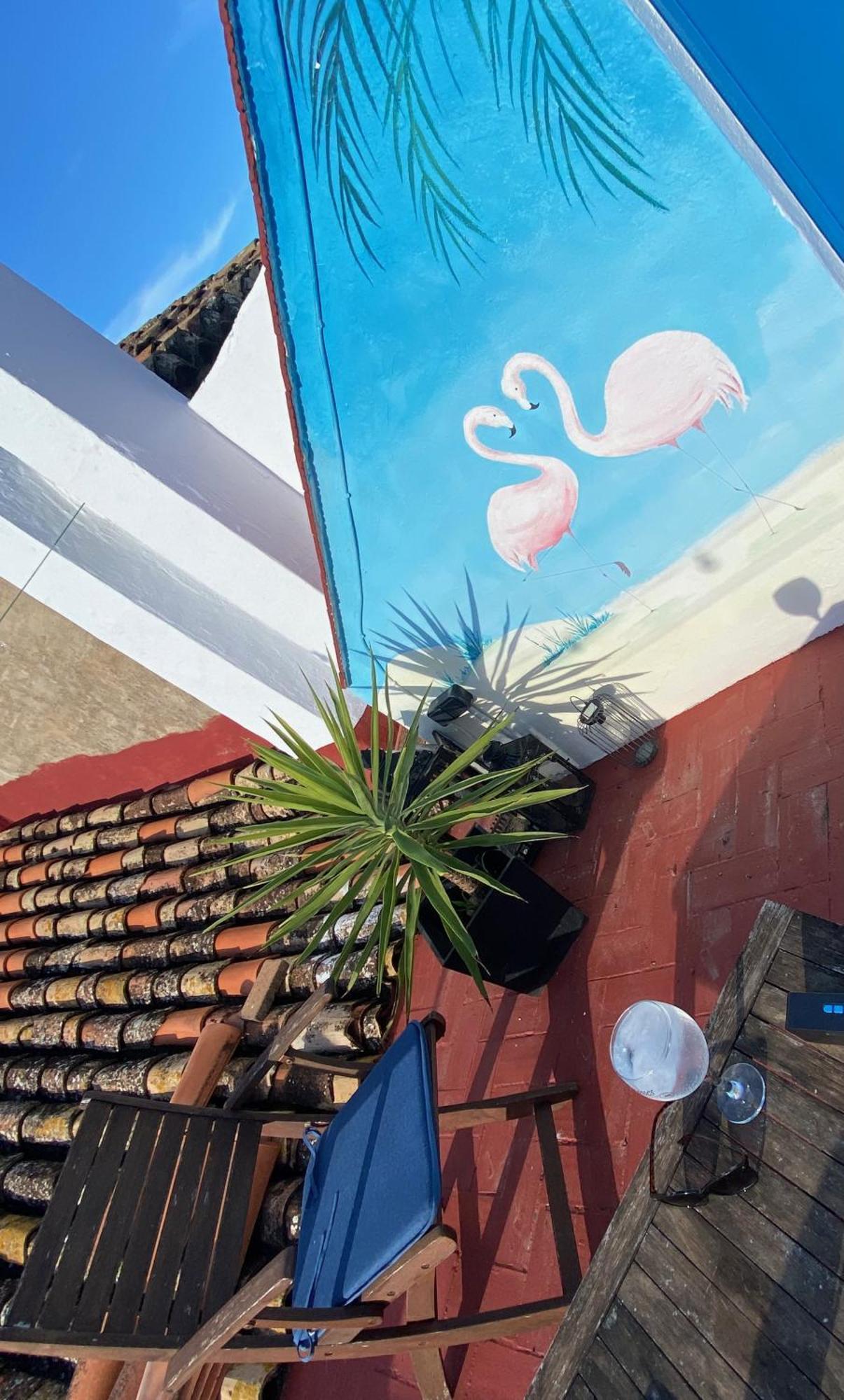 Casa De Los Dos Flamencos Miramar Exterior photo